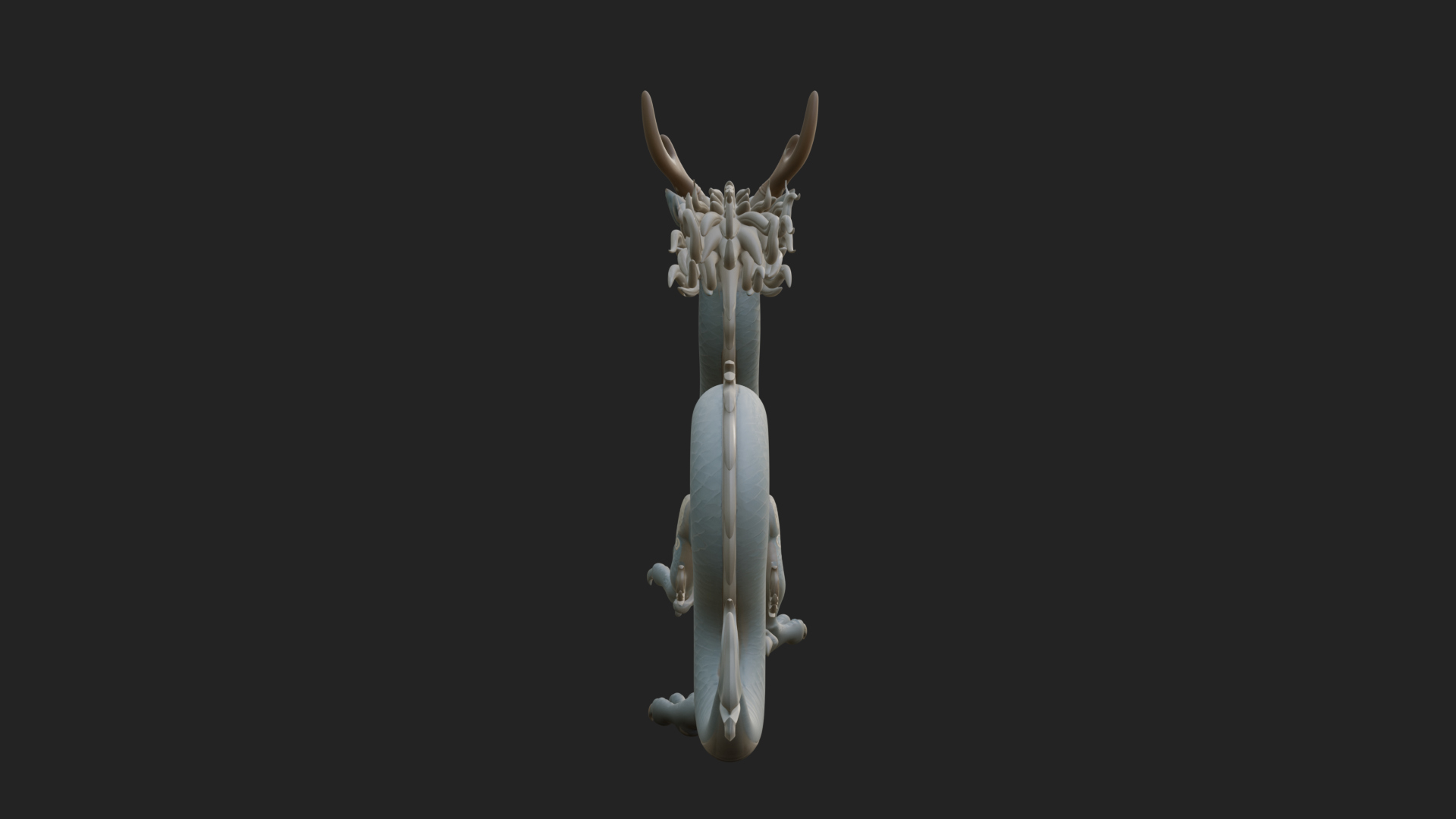 Chinese Dragon Statue Design 8 3D Print Model 3D Model