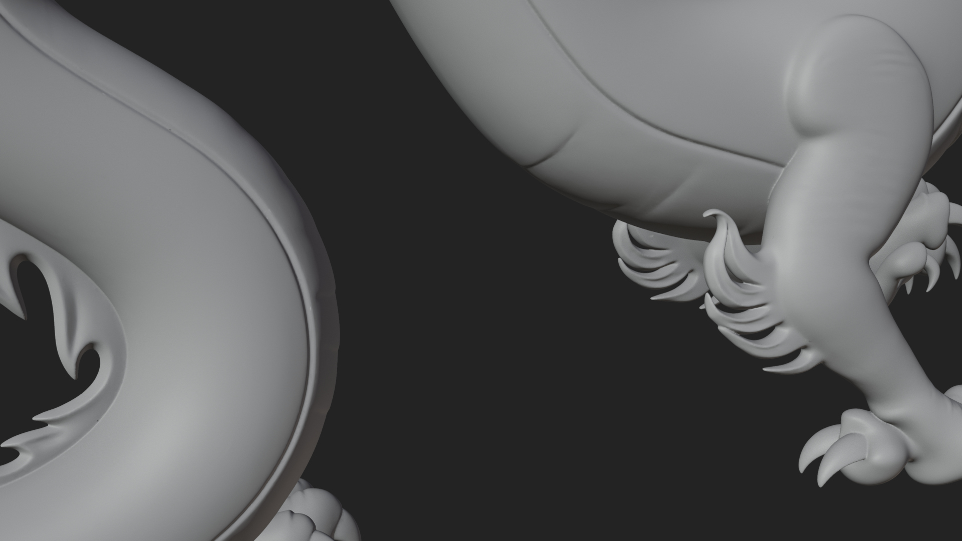 Chinese Dragon Statue Design 8 3D Print Model 3D Model