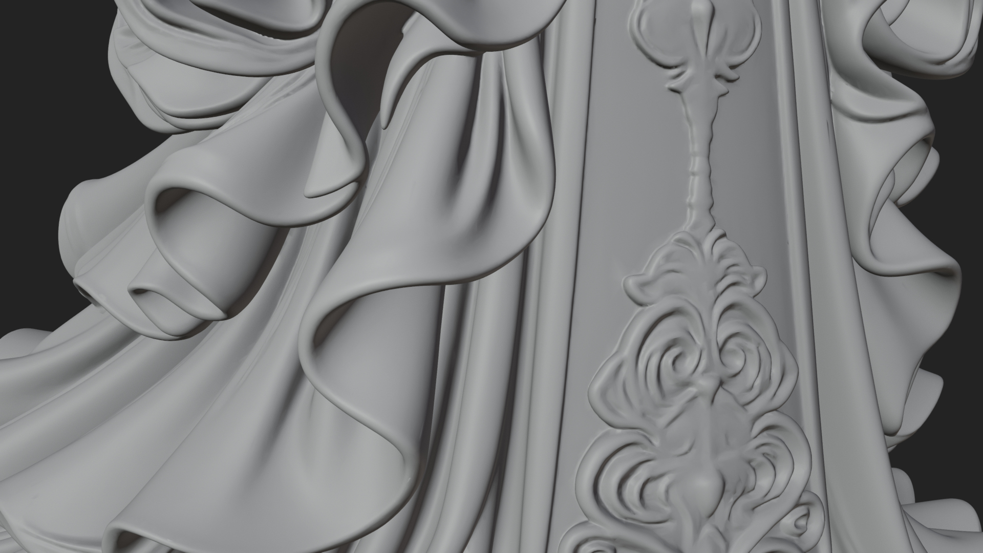 Chinese Empress Statue Design 12 3D Print Model 3D Model