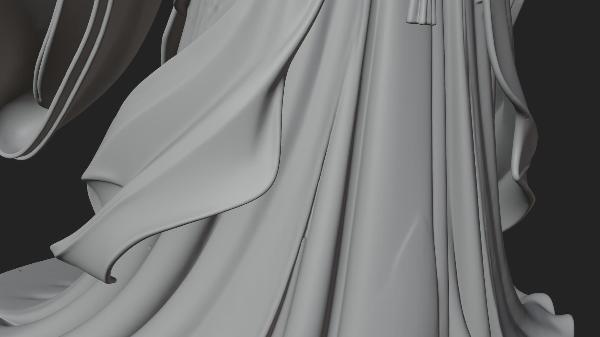 Chinese Empress Statue Design 16 3D Print Model 3D Model