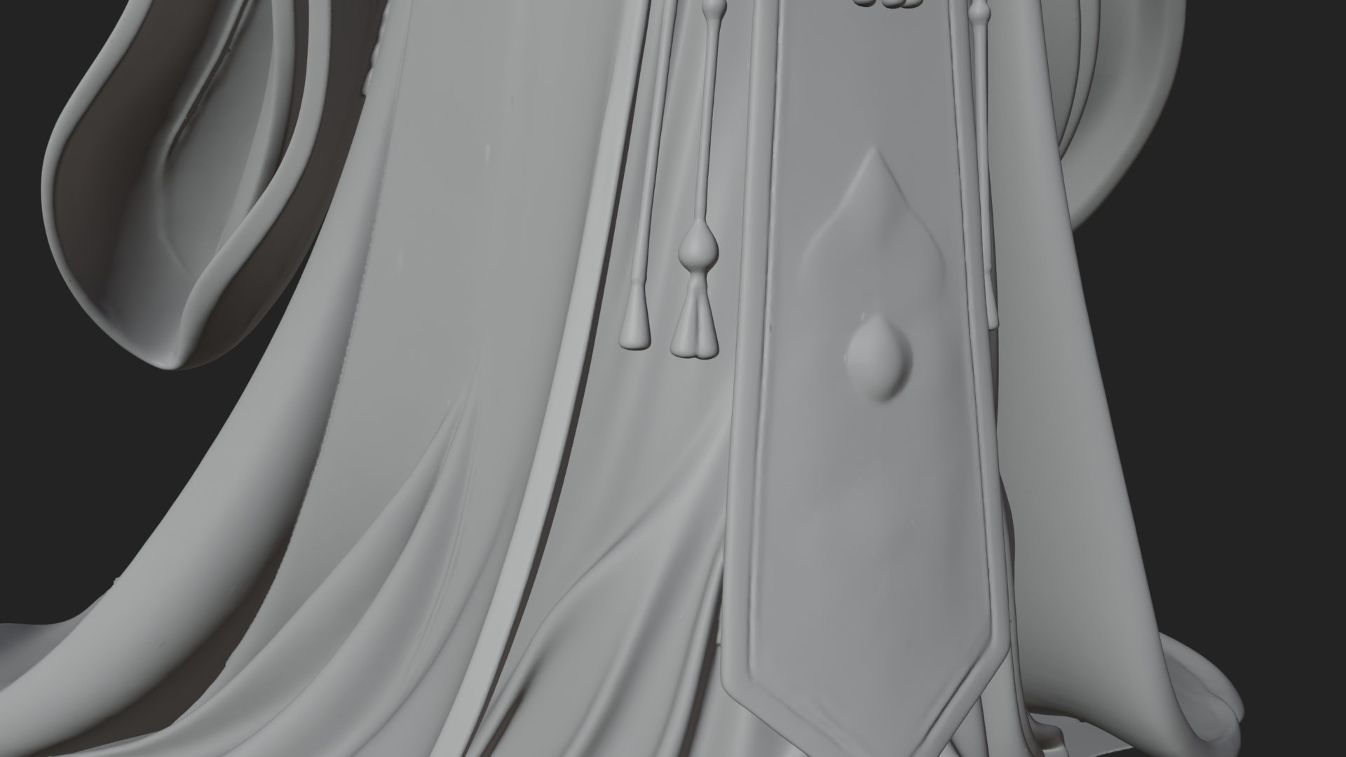 Chinese Empress Statue Design 17 3D Print Model 3D Model