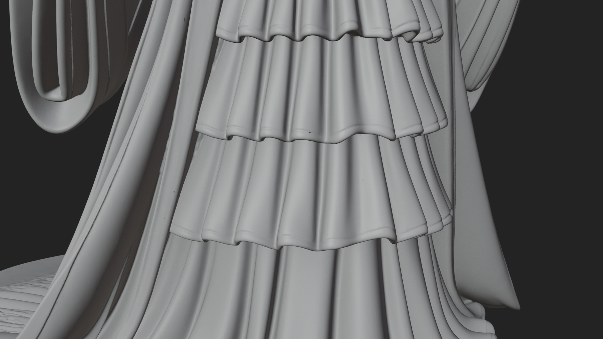 Chinese Empress Statue Design 18 3D Print Model 3D Model