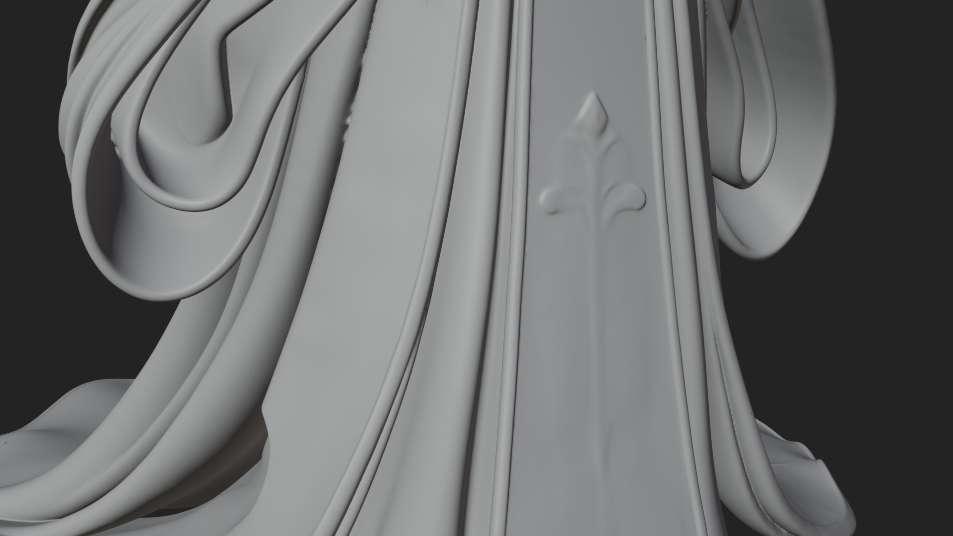 Chinese Empress Statue Design 22 3D Print Model 3D Model