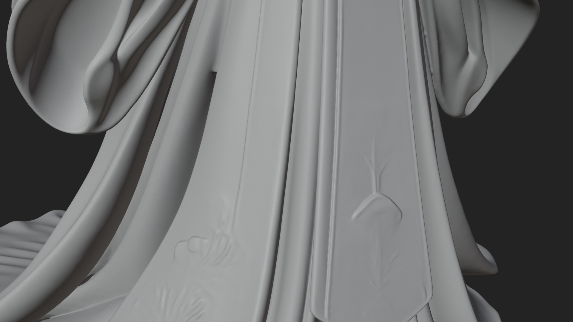 Chinese Empress Statue Design 23 3D Print Model 3D Model