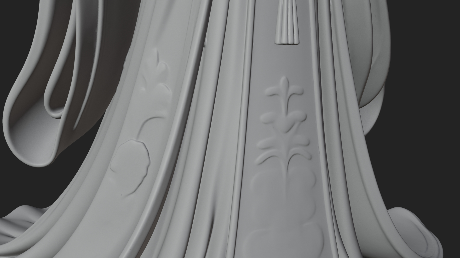 Chinese Empress Statue Design 24 3D Print Model 3D Model