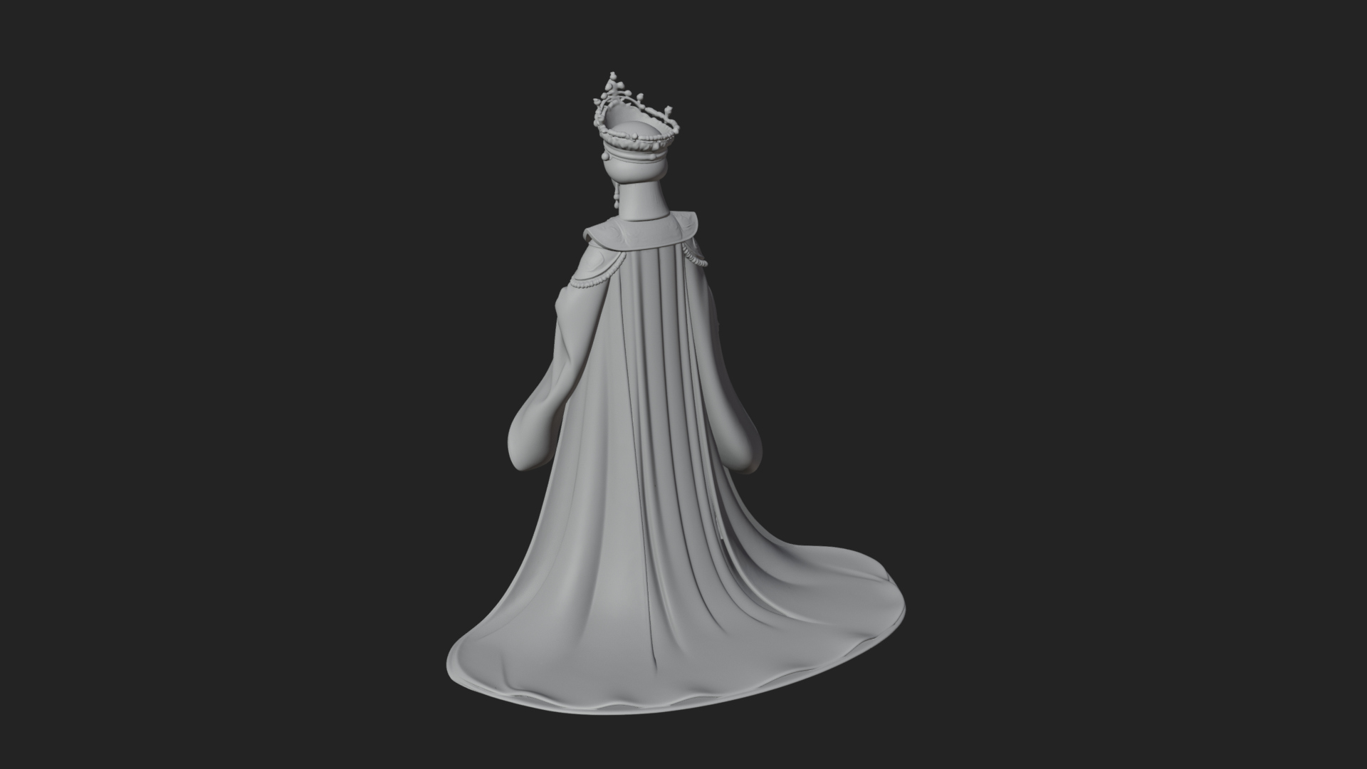 Chinese Empress Statue Design 26 3D Print Model 3D Model
