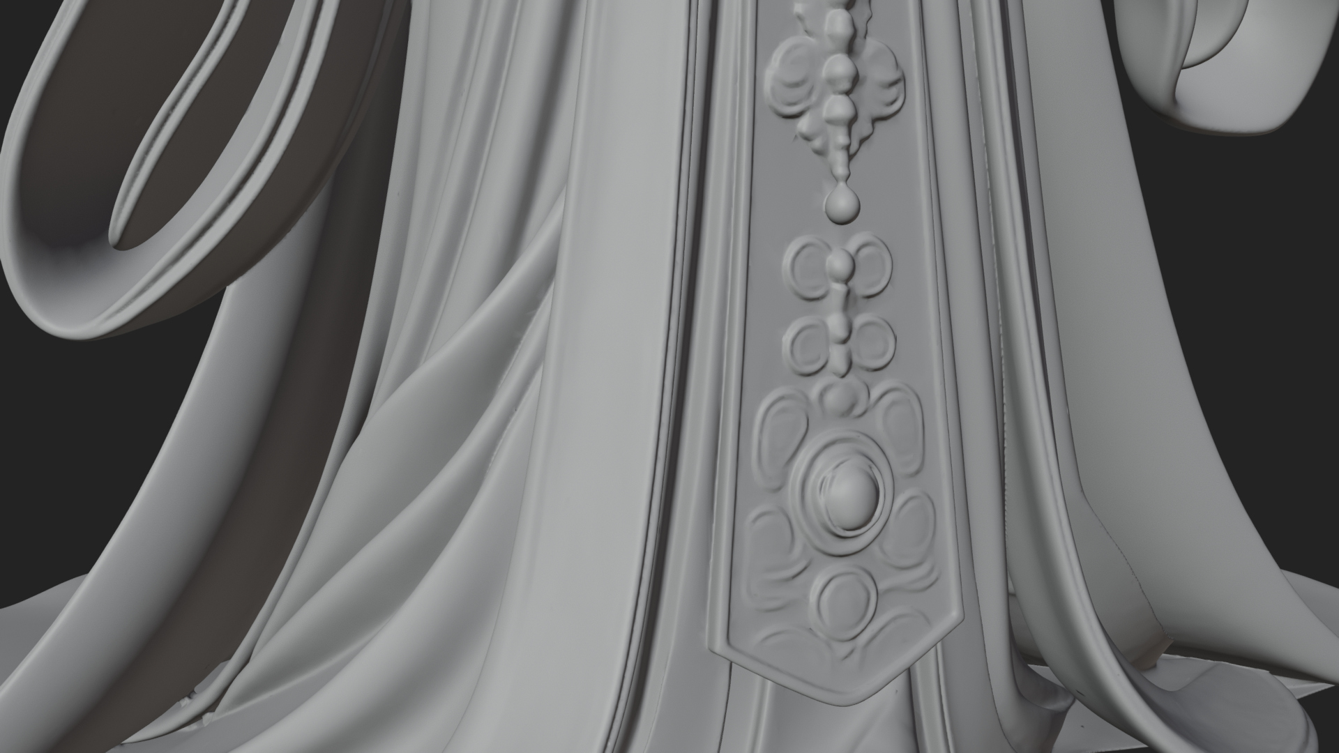 Chinese Empress Statue Design 26 3D Print Model 3D Model