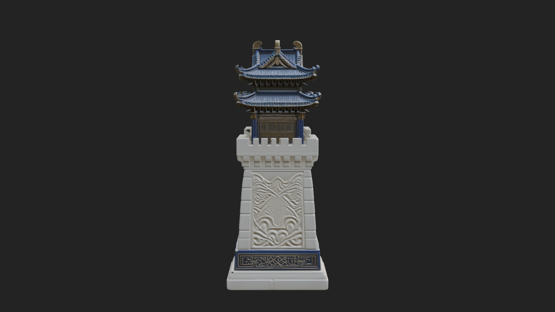Chinese Gateway Arch Design 10 3D Print Model 3D Model