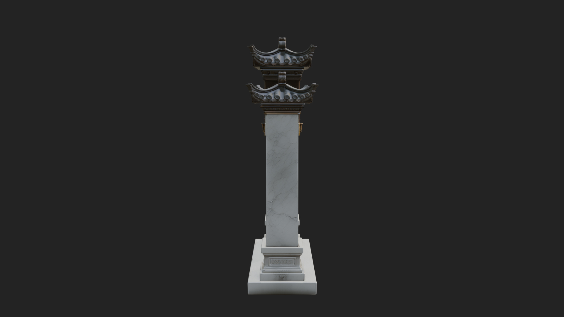 Chinese Gateway Arch Design 4 3D Print Model 3D Model