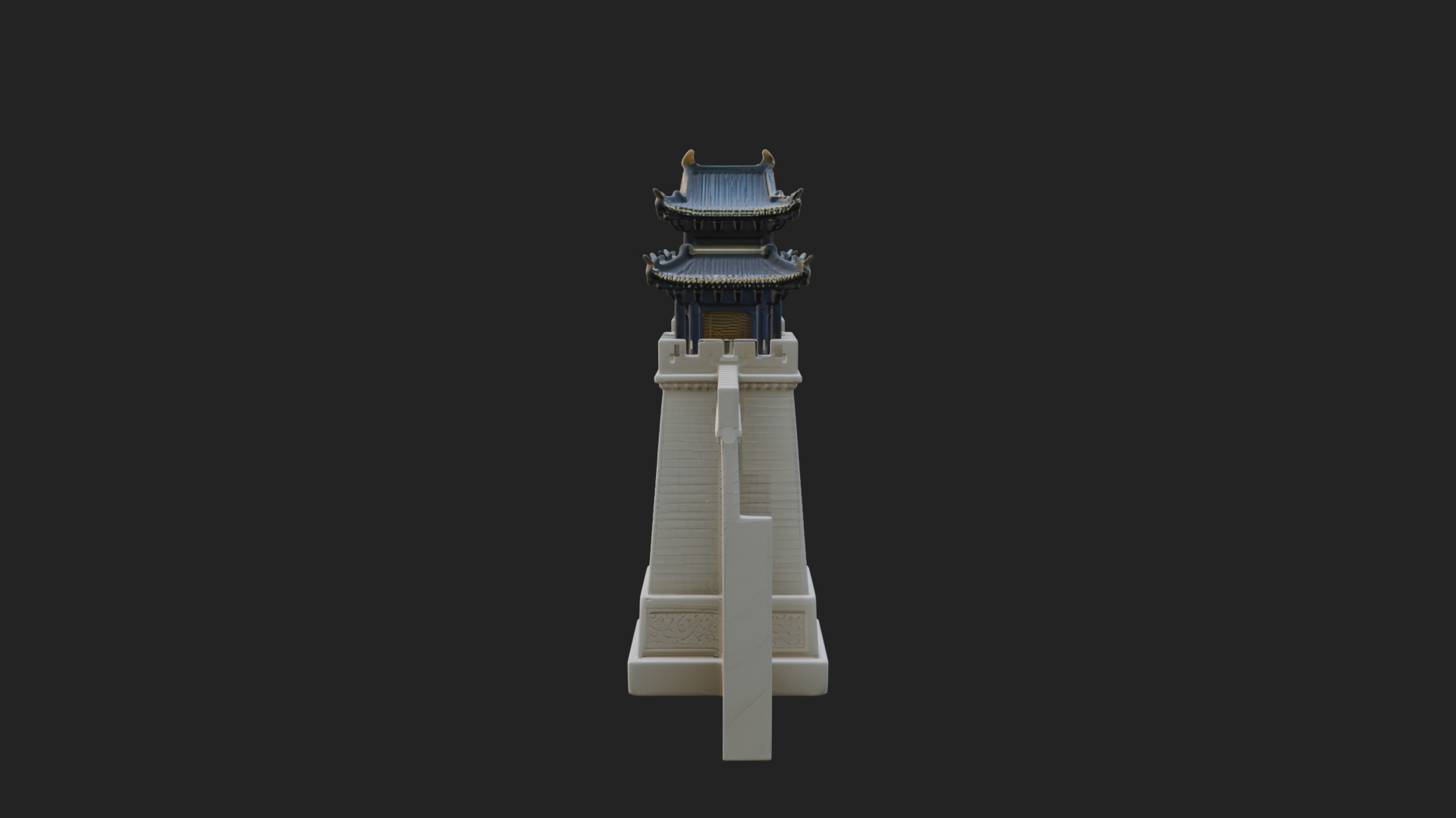 Chinese Gateway Arch Design 5 3D Print Model 3D Model