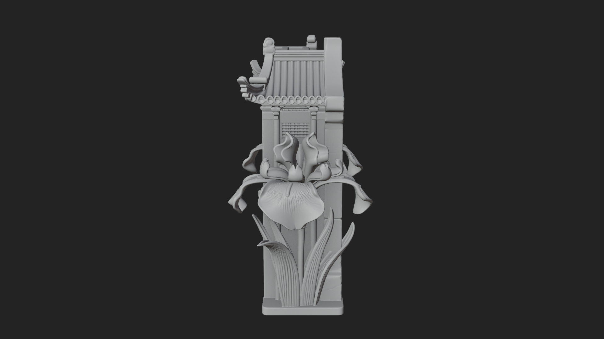 Chinese Gateway Arch Design 6 3D Print Model 3D Model