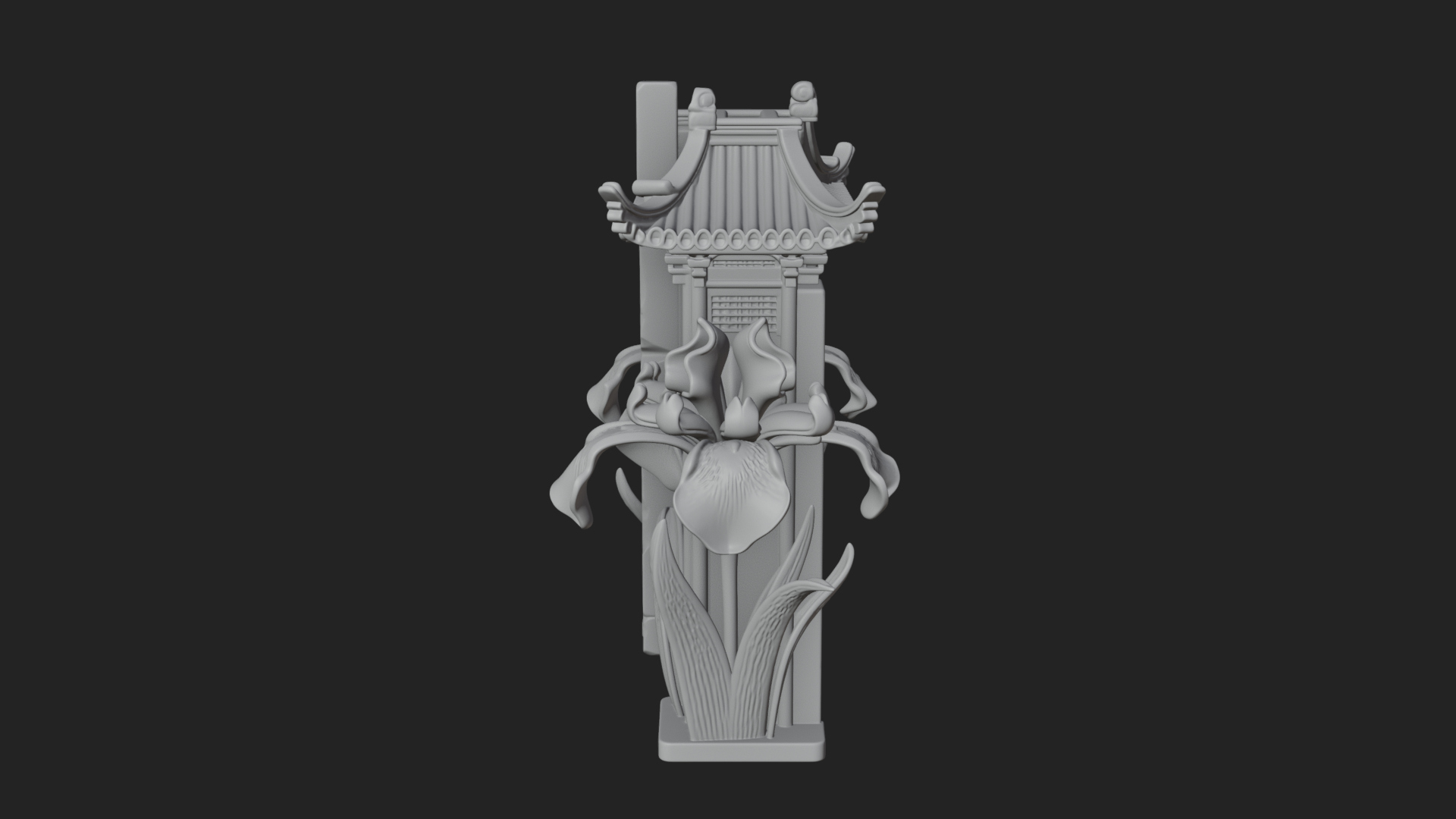 Chinese Gateway Arch Design 6 3D Print Model 3D Model