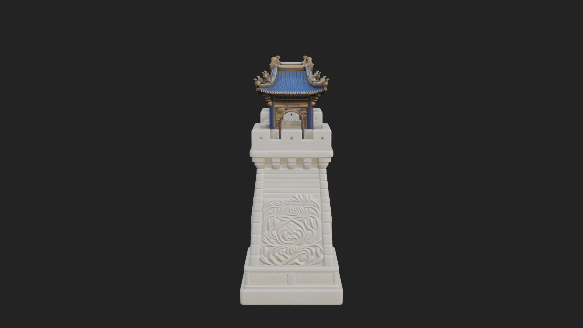 Chinese Gateway Arch Design 8 3D Print Model 3D Model