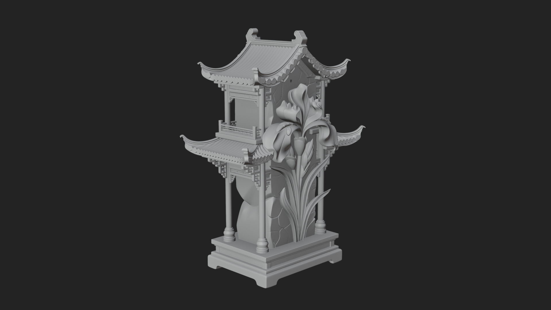 Chinese Gateway Arch Design 9 3D Print Model 3D Model