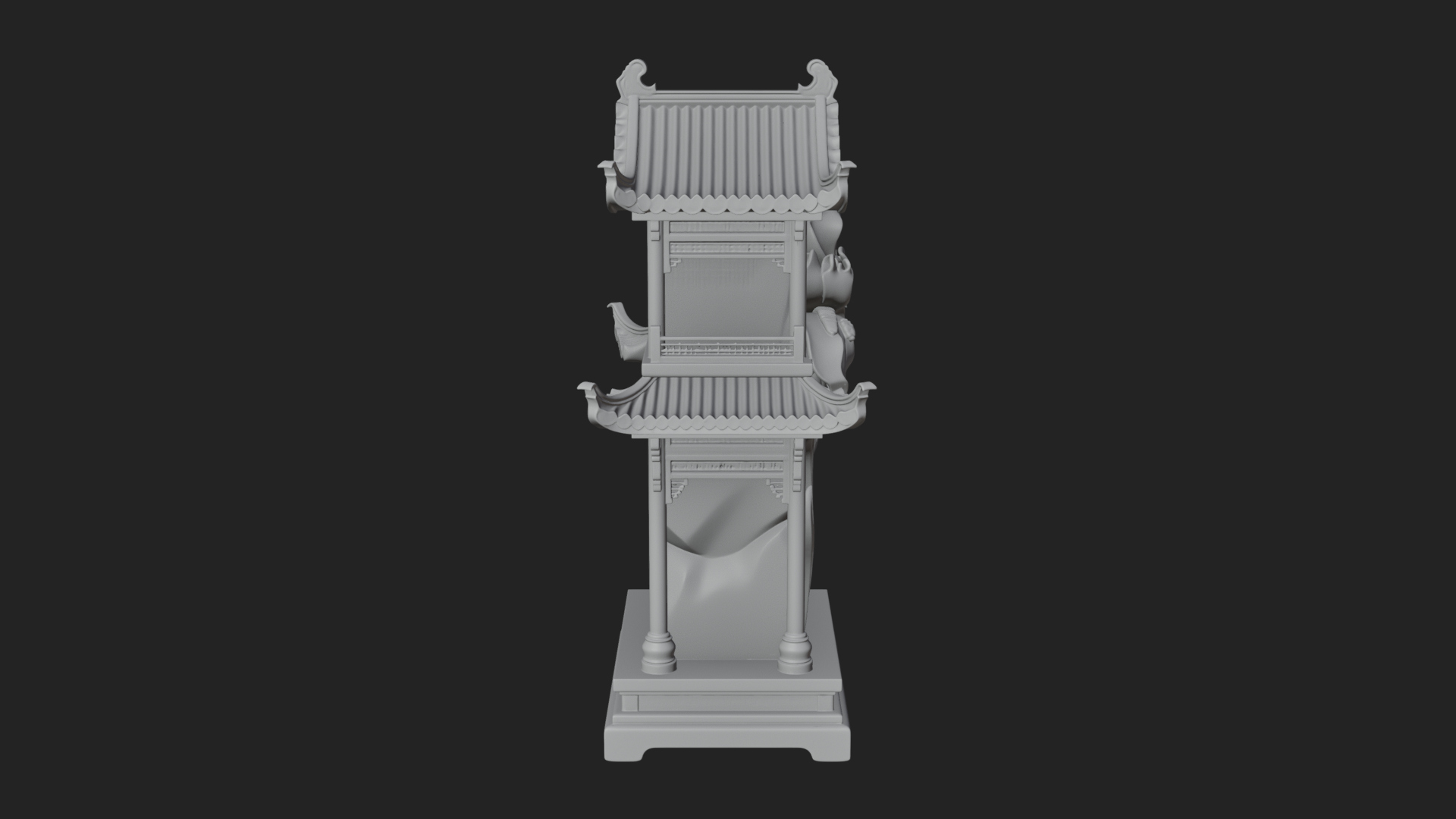 Chinese Gateway Arch Design 9 3D Print Model 3D Model