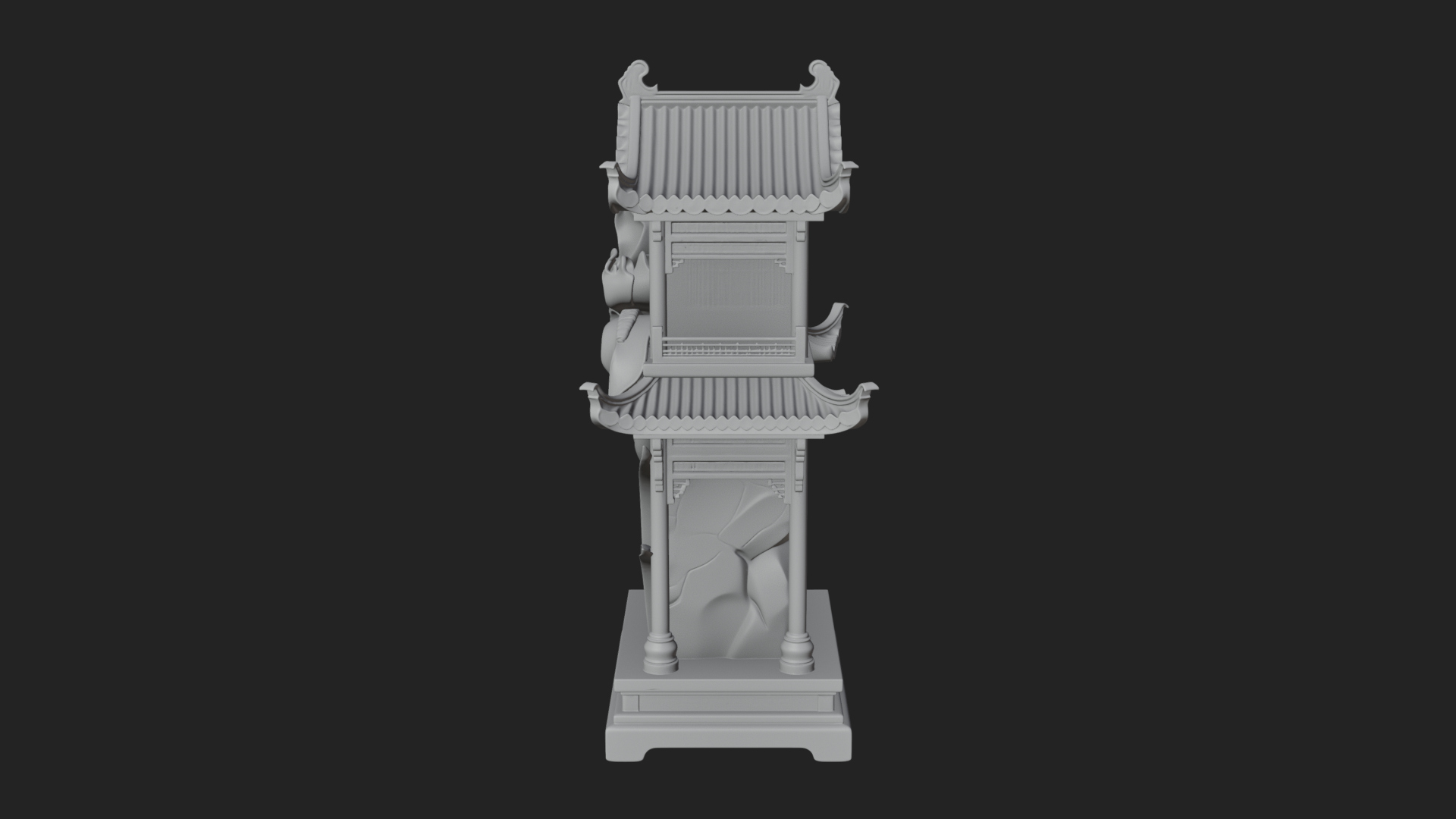 Chinese Gateway Arch Design 9 3D Print Model 3D Model