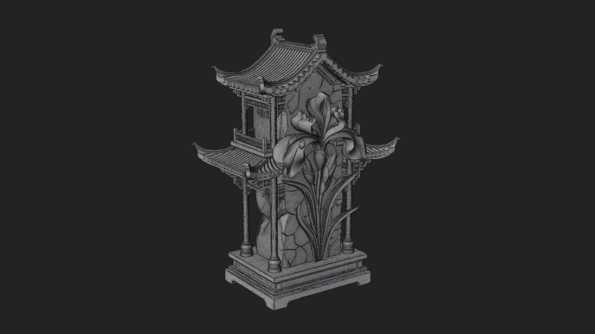 Chinese Gateway Arch Design 9 3D Print Model 3D Model