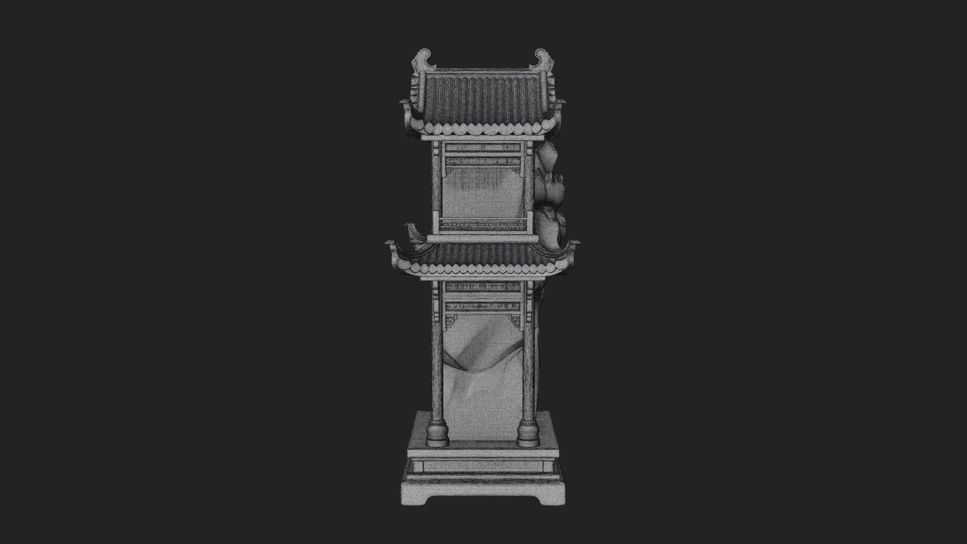 Chinese Gateway Arch Design 9 3D Print Model 3D Model
