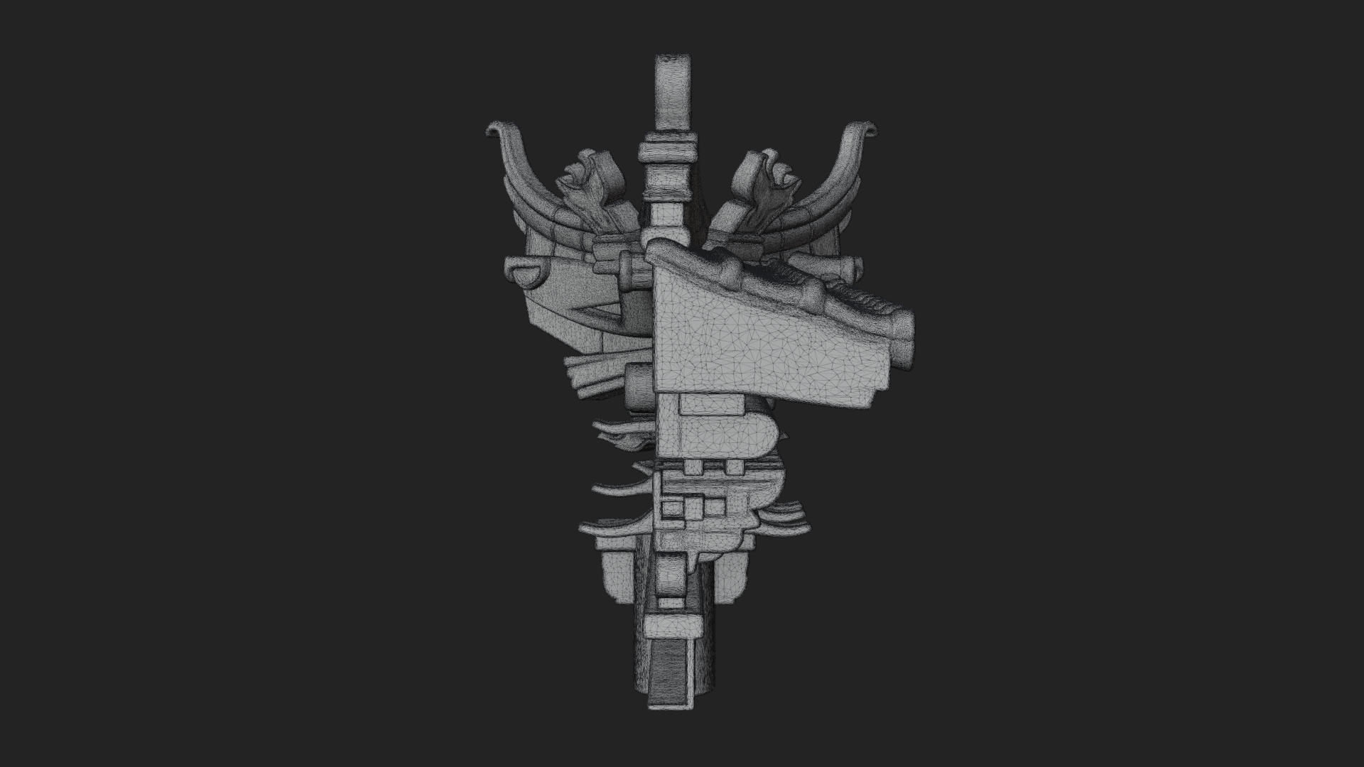 Chinese Roof Eave Model Design 7 3D Print Model 3D Model
