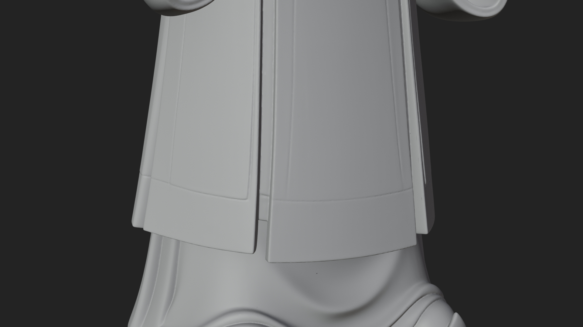 Chinese Scholar with Book Statue Design 6 3D Print Model 3D Model