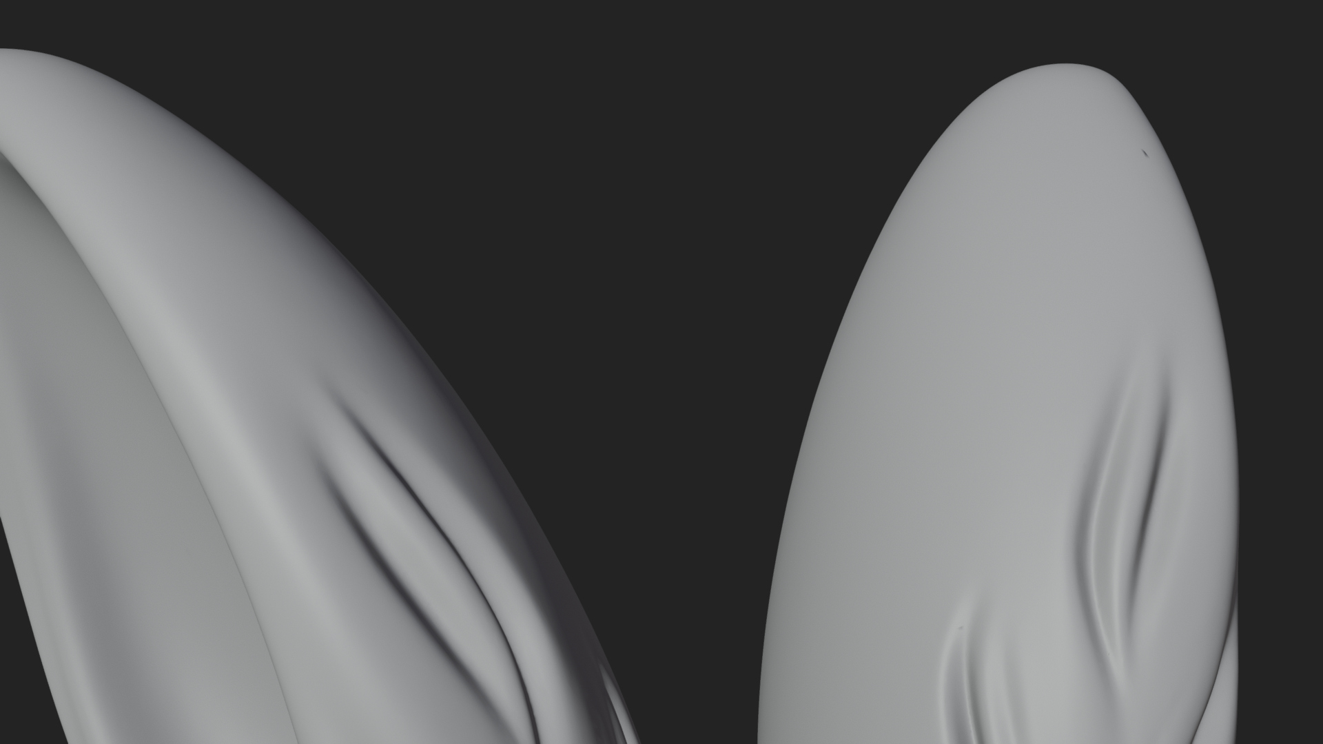 Chocolate Easter Bunny Statue Design 4 3D Print Model 3D Model