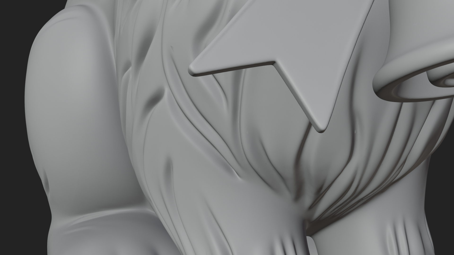 Chocolate Easter Bunny Statue Design 4 3D Print Model 3D Model