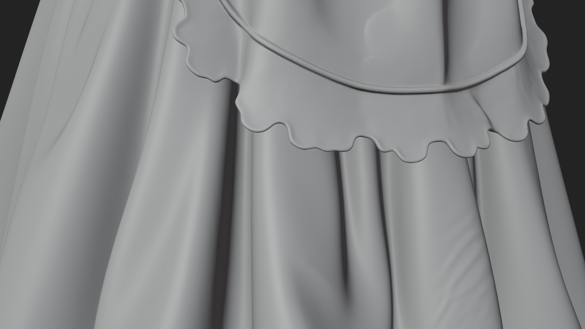 Christmas Lady Statue Design 3 3D Print Model 3D Model
