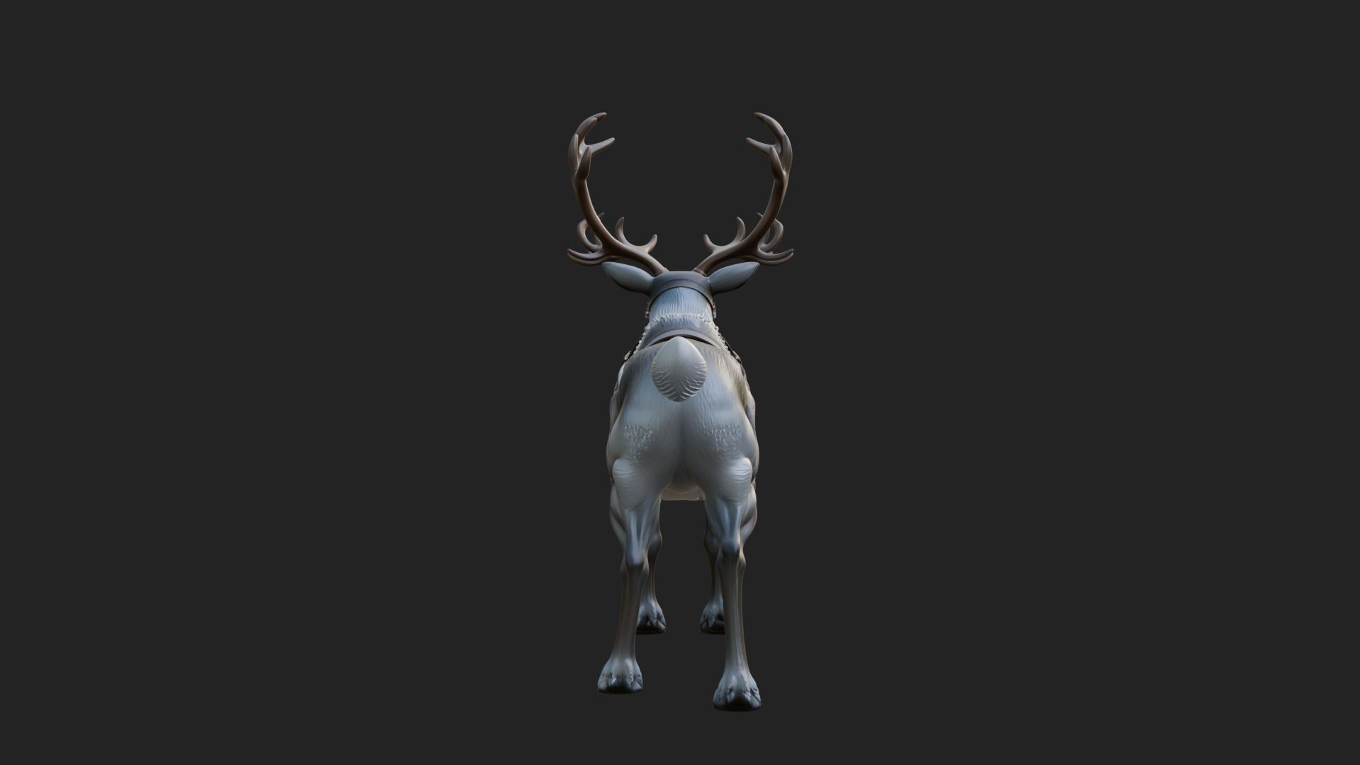 Christmas Reindeer Statue Design 12 3D Print Model 3D Model