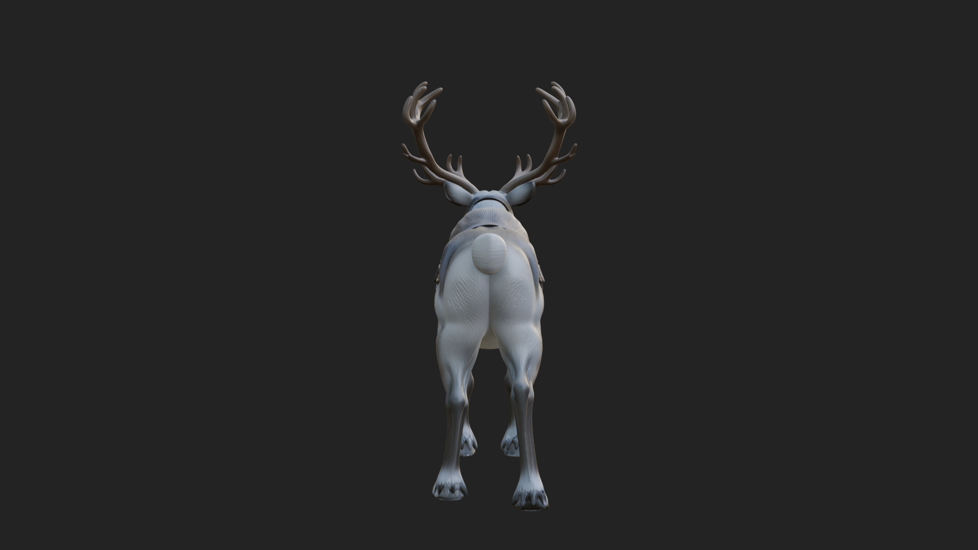 Christmas Reindeer Statue Design 8 3D Print Model 3D Model