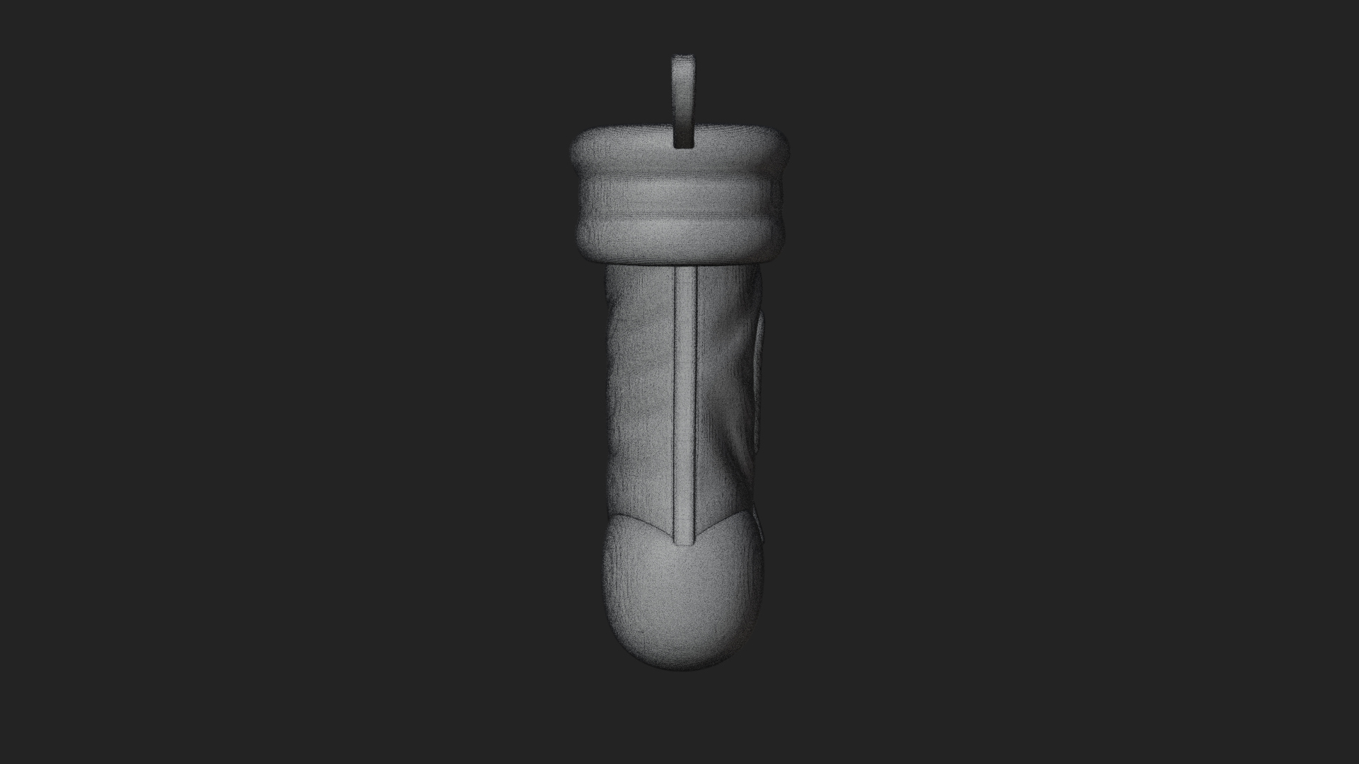 Christmas Stocking Ornament Design 1 3D Print Model 3D Model