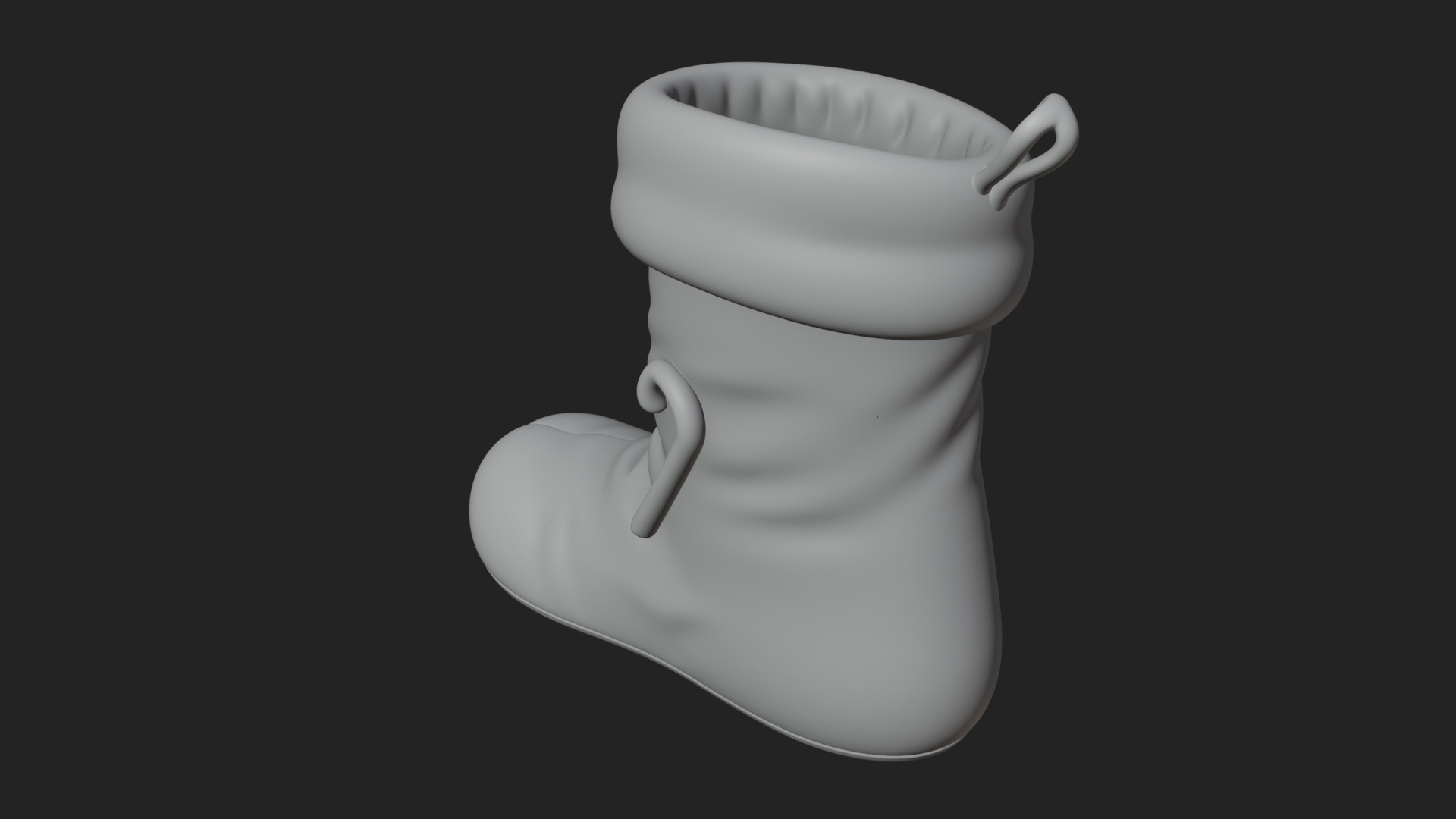 Christmas Stocking Ornament Design 3 3D Print Model 3D Model