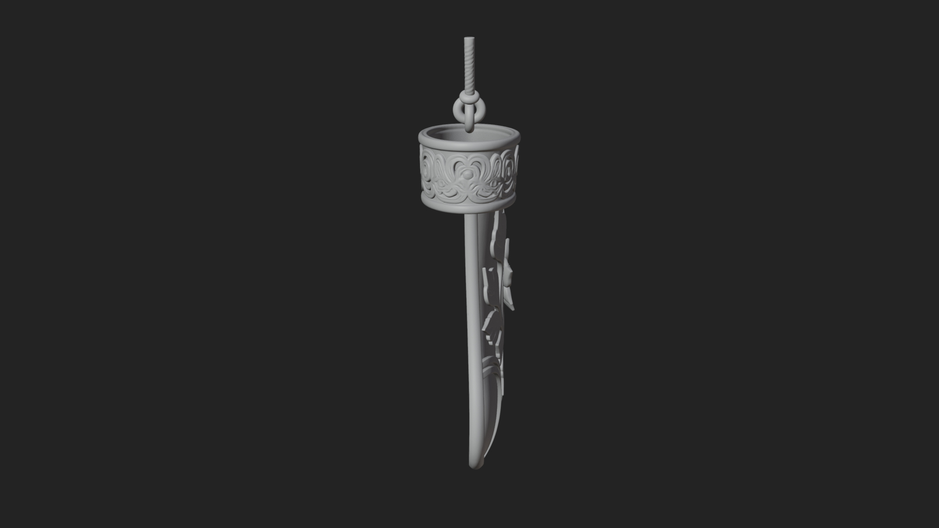 Christmas Stocking Ornament Design 5 3D Print Model 3D Model