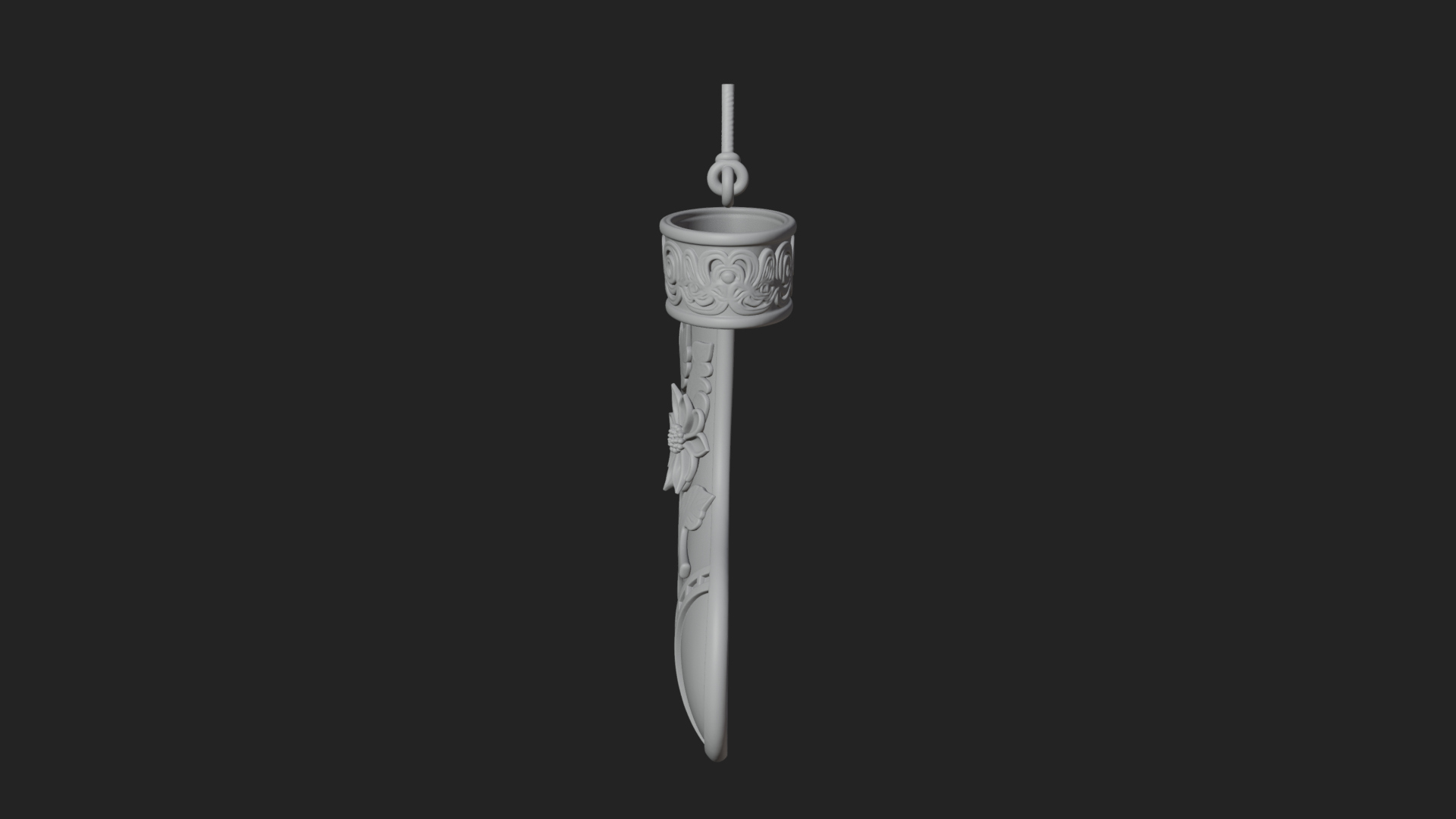Christmas Stocking Ornament Design 5 3D Print Model 3D Model