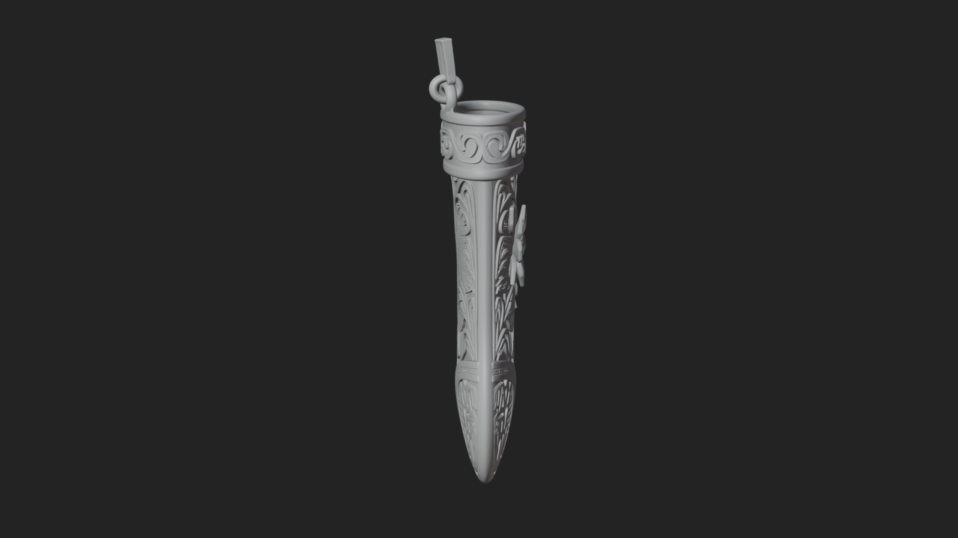 Christmas Stocking Ornament Design 6 3D Print Model 3D Model