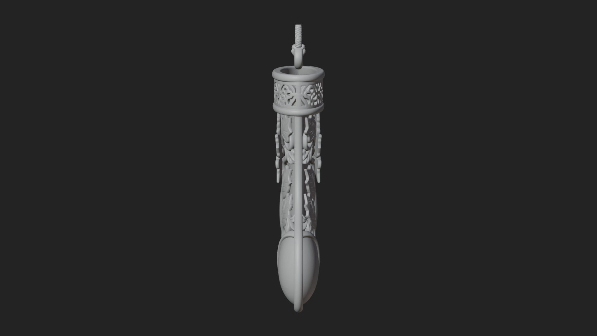 Christmas Stocking Ornament Design 8 3D Print Model 3D Model