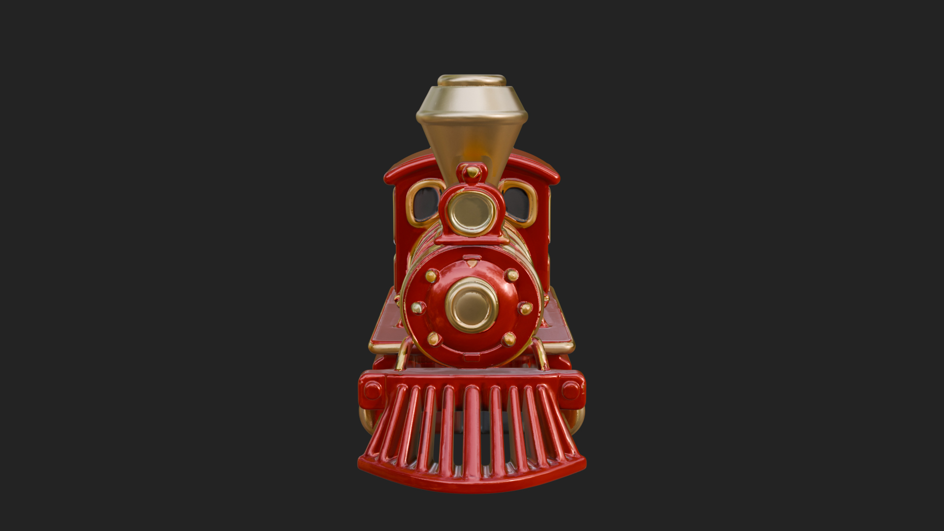 Christmas Toy Train Model Design 3 3D Print Model 3D Model