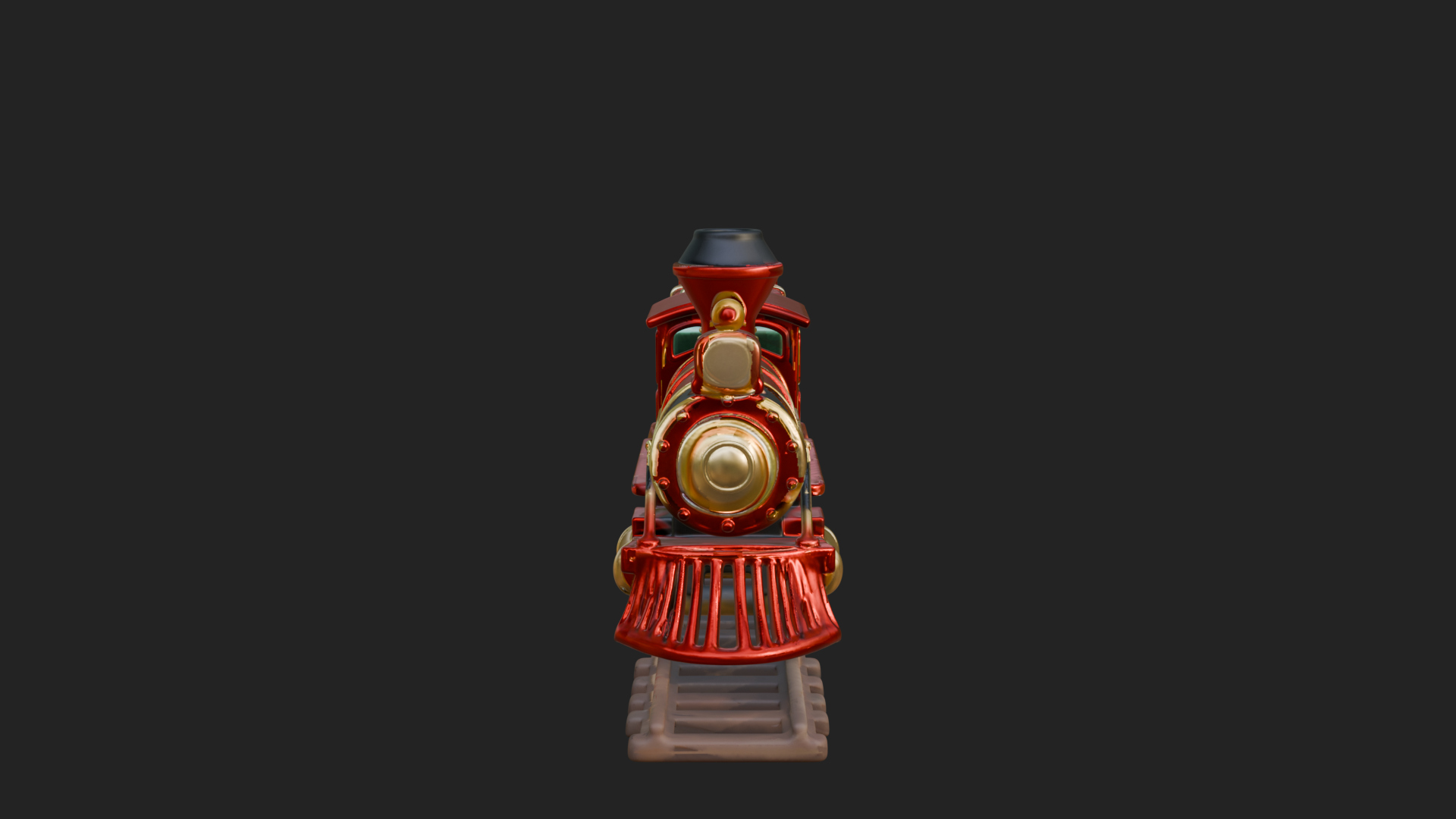 Christmas Toy Train Model Design 4 3D Print Model 3D Model