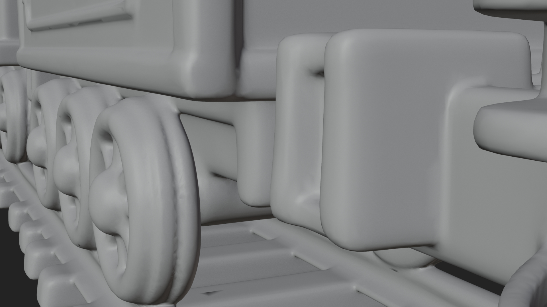 Christmas Toy Train Model Design 4 3D Print Model 3D Model