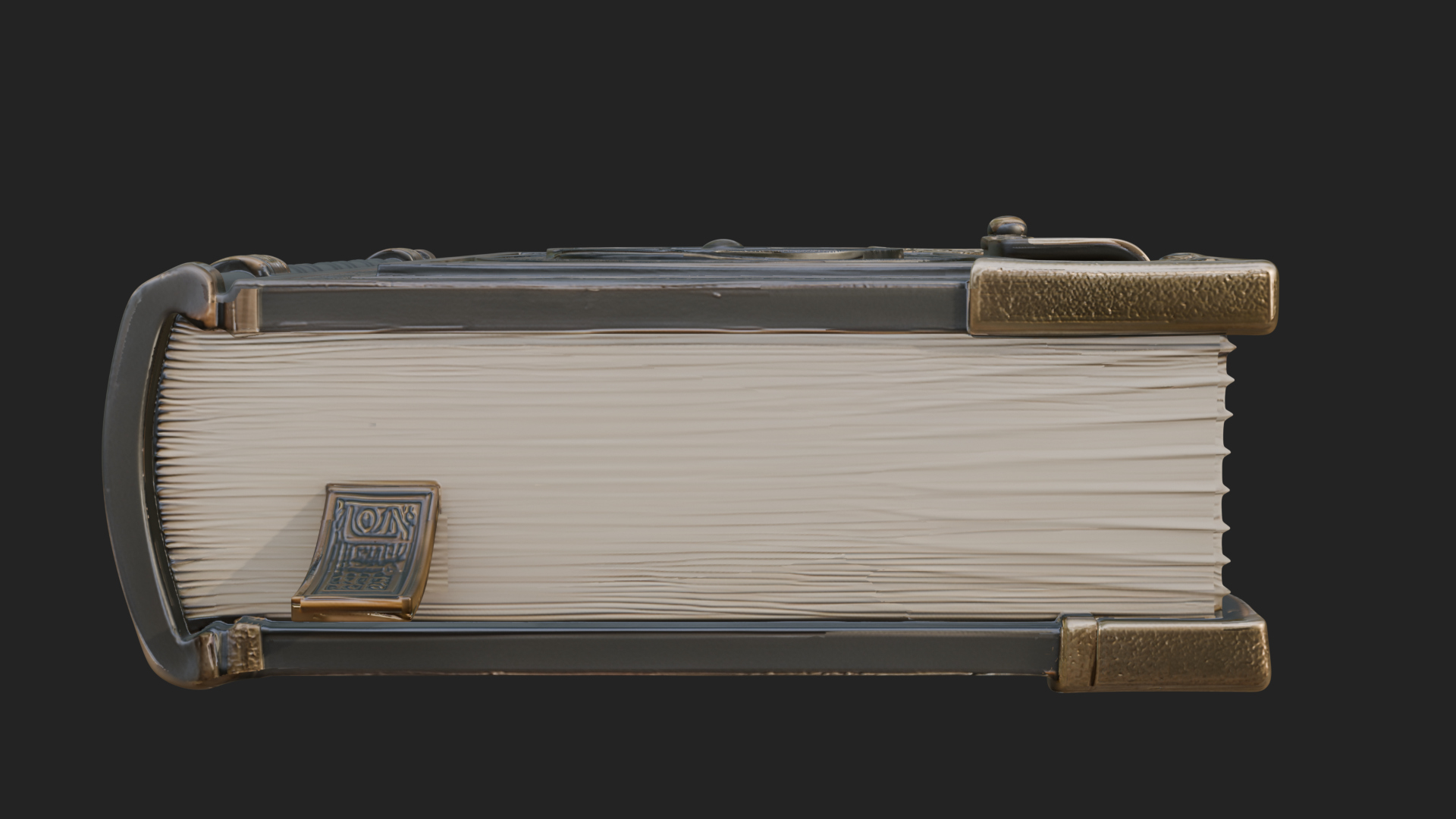 Clasped Arcane Spell Book Model Design 1 3D Print Model 3D Model