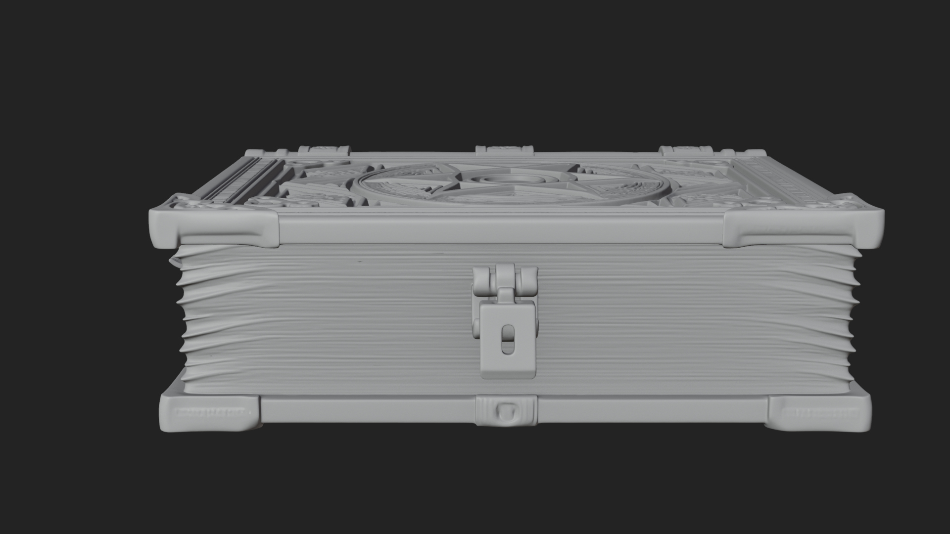 Clasped Arcane Spell Book Model Design 4 3D Print Model 3D Model