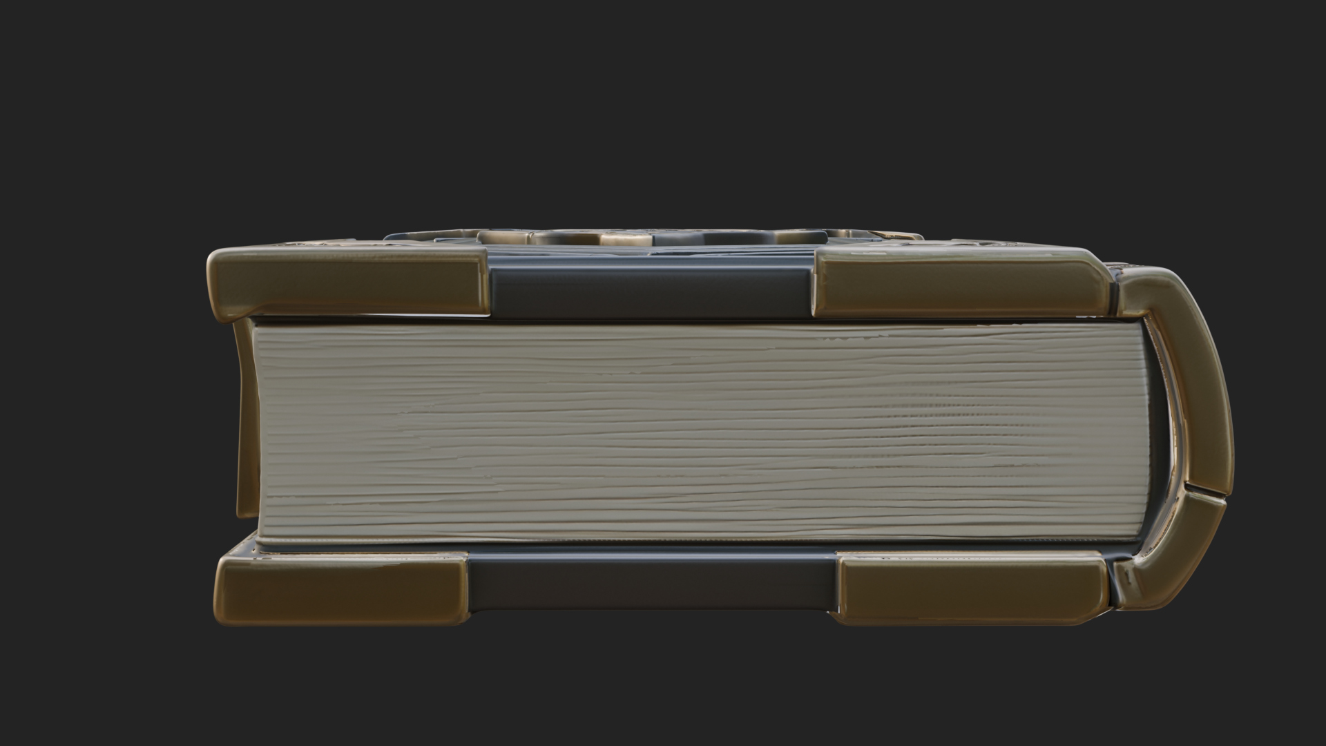 Clasped Arcane Spell Book Model Design 5 3D Print Model 3D Model