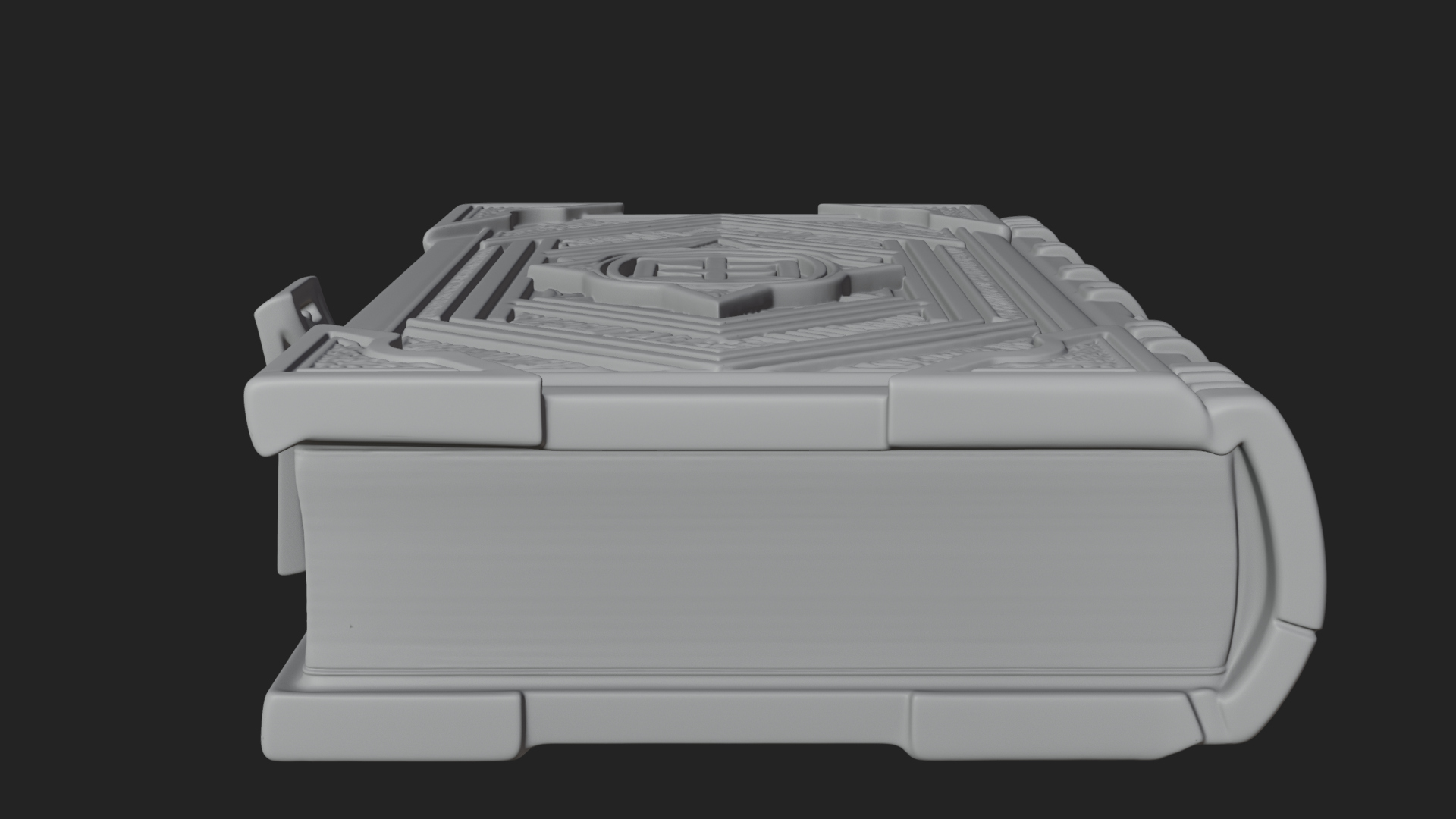 Clasped Arcane Spell Book Model Design 5 3D Print Model 3D Model