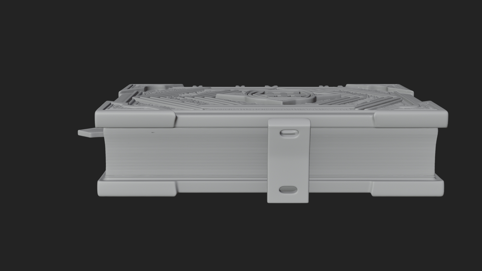 Clasped Arcane Spell Book Model Design 5 3D Print Model 3D Model