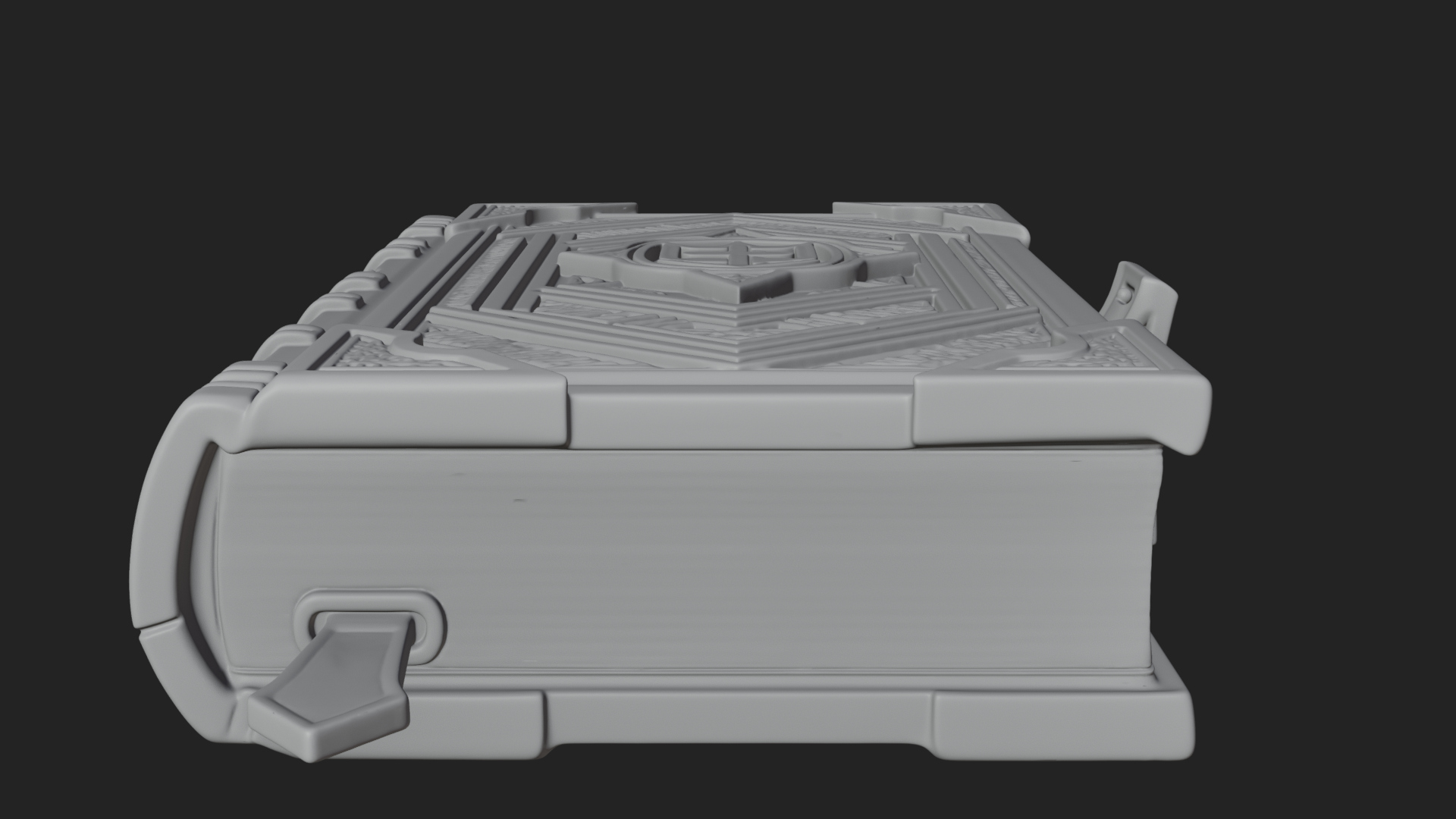 Clasped Arcane Spell Book Model Design 5 3D Print Model 3D Model