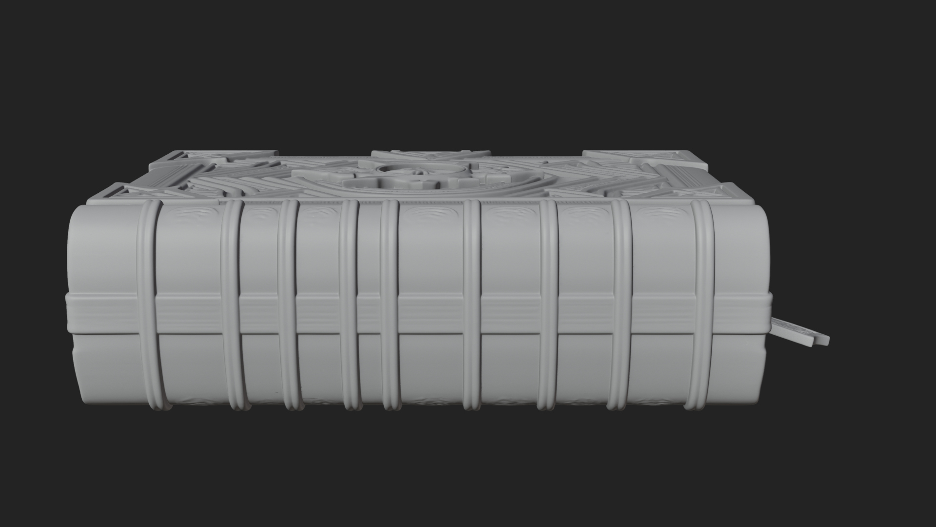 Clasped Arcane Spell Book Model Design 6 3D Print Model 3D Model