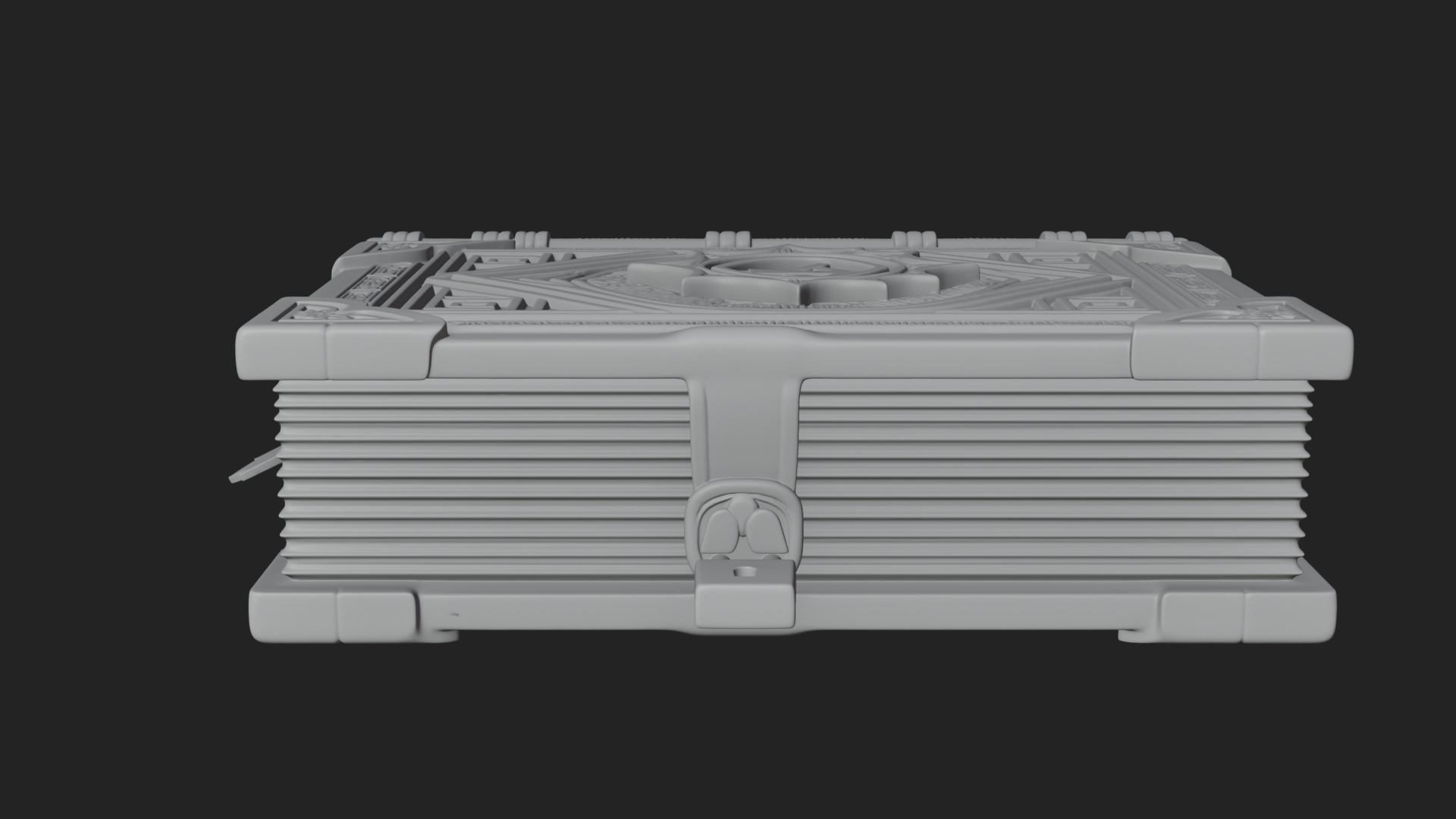 Clasped Arcane Spell Book Model Design 7 3D Print Model 3D Model