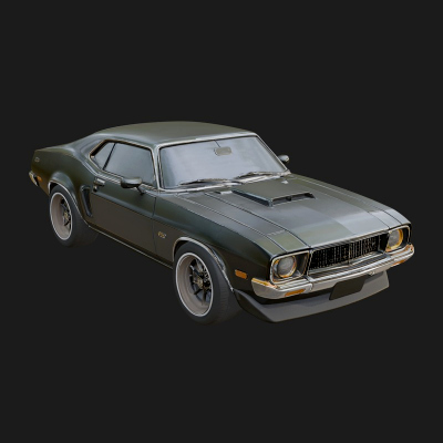 Classic Muscle Car Model Design 9 3D Print Model