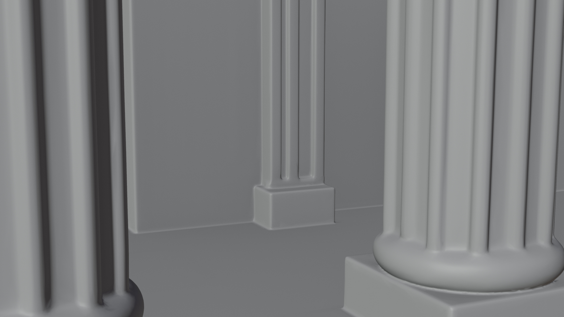 Classical Colonnade Temple Design 1 3D Print Model 3D Model