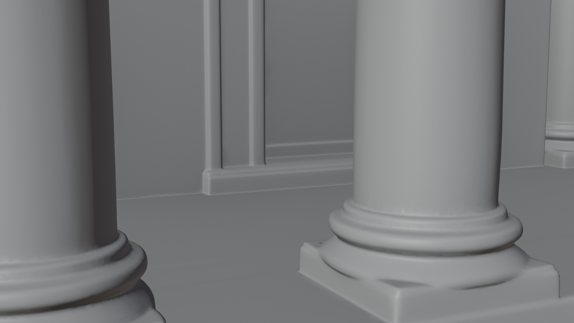 Classical Colonnade Temple Design 4 3D Print Model 3D Model
