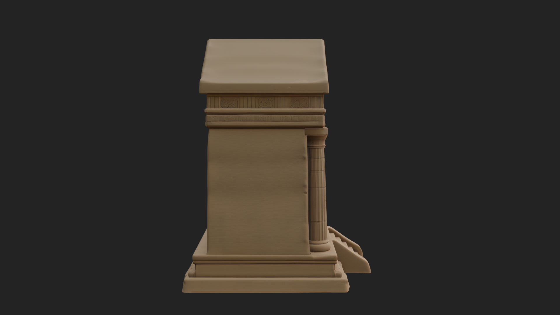 Classical Colonnade Temple Design 5 3D Print Model 3D Model